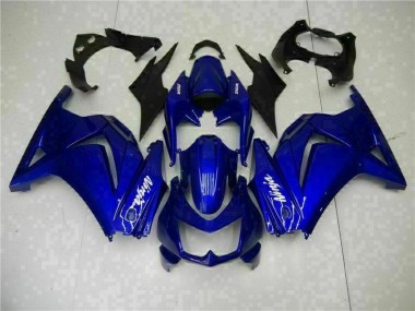 Bleu Noir Blanc Ninja Carénages Kawasaki EX250 2008-2012