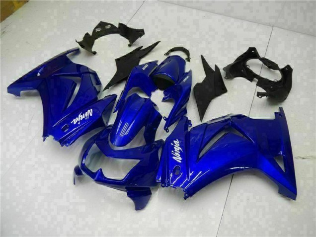 Bleu Noir Blanc Ninja Carénages Kawasaki EX250 2008-2012 Bleu Noir Blanc Ninja Carénages Kawasaki EX250 2008-2012