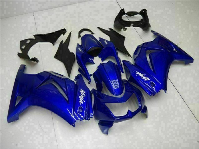 Bleu Noir Blanc Ninja Carénages Kawasaki EX250 2008-2012 Bleu Noir Blanc Ninja Carénages Kawasaki EX250 2008-2012