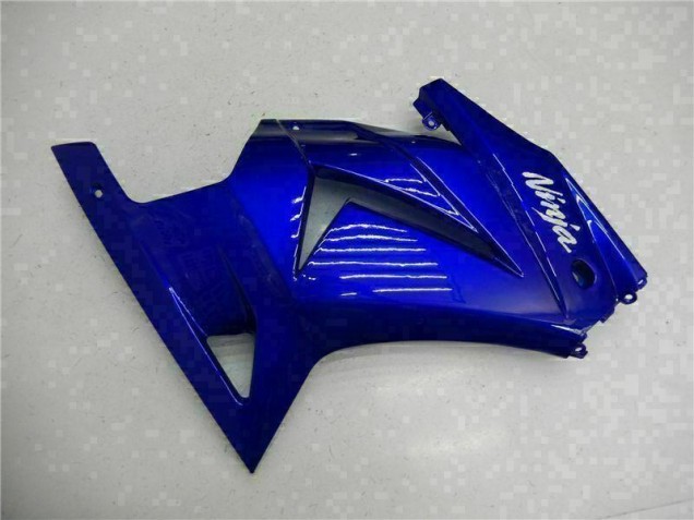 Bleu Noir Blanc Ninja Carénages Kawasaki EX250 2008-2012 Bleu Noir Blanc Ninja Carénages Kawasaki EX250 2008-2012