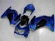 Bleu Noir Carénage Kawasaki EX250 2008-2012 Bleu Noir Carénage Kawasaki EX250 2008-2012