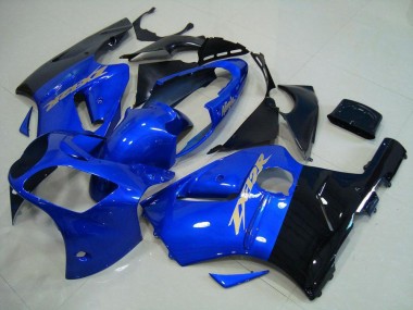 Bleu Noir Carénage Kawasaki ZX12R 2000-2001