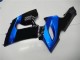 Bleu Noir Carénage Kawasaki ZX6R 2005-2006 Bleu Noir Carénage Kawasaki ZX6R 2005-2006
