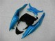 Bleu Noir Carénage Kawasaki ZX6R 2009-2012 Bleu Noir Carénage Kawasaki ZX6R 2009-2012