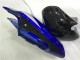 Bleu Noir Carénage Suzuki GSXR 1000 K1 2000-2002 Bleu Noir Carénage Suzuki GSXR 1000 K1 2000-2002