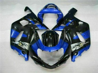 Bleu Noir Carénage Suzuki GSXR 600 / 750 K1 K2 K3 2001-2003