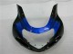 Bleu Noir Carénage Suzuki GSXR 600 / 750 K1 K2 K3 2001-2003 Bleu Noir Carénage Suzuki GSXR 600 / 750 K1 K2 K3 2001-2003