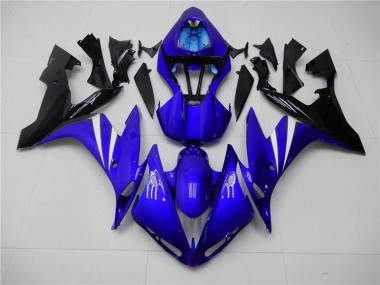 Bleu Noir Carénage Yamaha R1 2004-2006