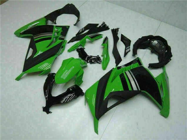 Bleu Noir Carénages Kawasaki EX300 2013-2016 Bleu Noir Carénages Kawasaki EX300 2013-2016