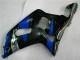 Bleu Noir Carénages Suzuki GSXR 600 / 750 K1 K2 K3 2001-2003 Bleu Noir Carénages Suzuki GSXR 600 / 750 K1 K2 K3 2001-2003