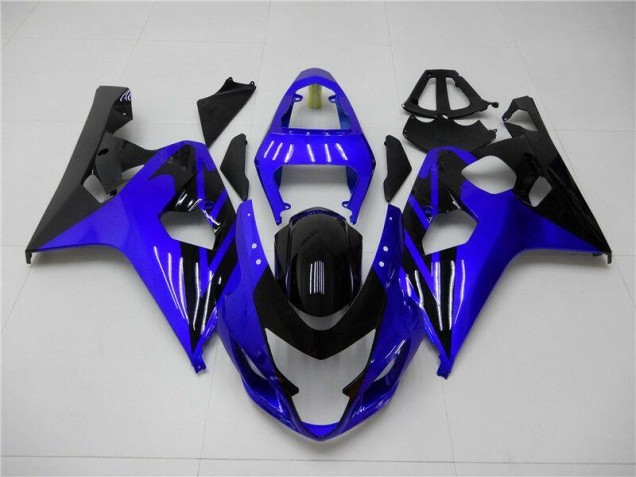 Bleu Noir Carénages Suzuki GSXR 600 / 750 K4 2004-2005 Bleu Noir Carénages Suzuki GSXR 600 / 750 K4 2004-2005