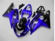 Bleu Noir Carénages Suzuki GSXR 600 / 750 K4 2004-2005 Bleu Noir Carénages Suzuki GSXR 600 / 750 K4 2004-2005