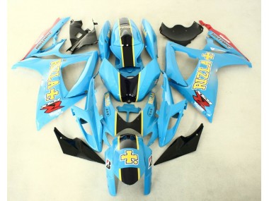Bleu Noir Carrosserie Suzuki GSXR 600 / 750 K6 2006-2007