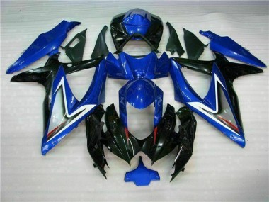 Bleu Noir Carrosserie Suzuki GSXR 600 / 750 K8 2008-2010