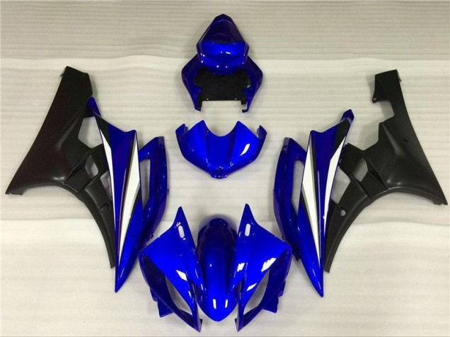 Bleu Noir Kit Carénages Complet Yamaha R6 2006-2007 Bleu Noir Kit Carénages Complet Yamaha R6 2006-2007