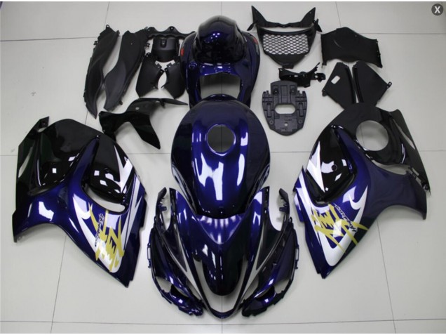 Bleu Or Carénage Suzuki GSXR 1300 Hayabusa 2008-2019 Bleu Or Carénage Suzuki GSXR 1300 Hayabusa 2008-2019