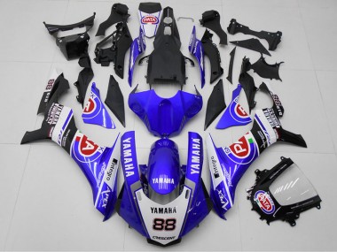 Bleu PATA 88 Carénage Yamaha R1 2015-2019