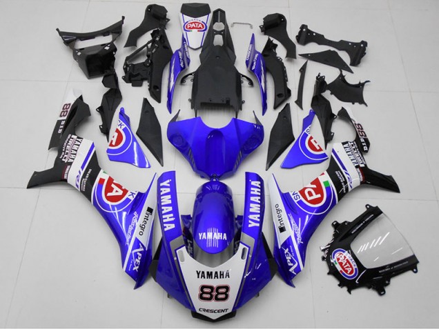 Bleu PATA 88 Carénage Yamaha R1 2015-2019 Bleu PATA 88 Carénage Yamaha R1 2015-2019