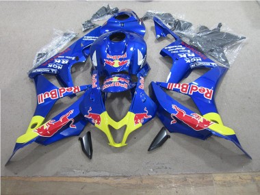 Bleu Red Bull Carénage Honda CBR 600 RR 2007-2008