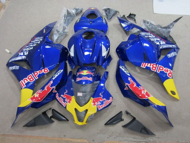 Bleu Red Bull Carénages Honda CBR 600 RR 2009-2012 Bleu Red Bull Carénages Honda CBR 600 RR 2009-2012