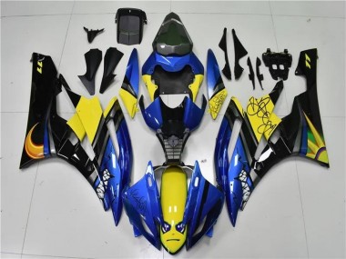 Bleu Requin Carénage Yamaha R6 2006-2007