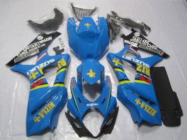 Bleu Rizla Carénage Suzuki GSXR 1000 K7 2007-2008