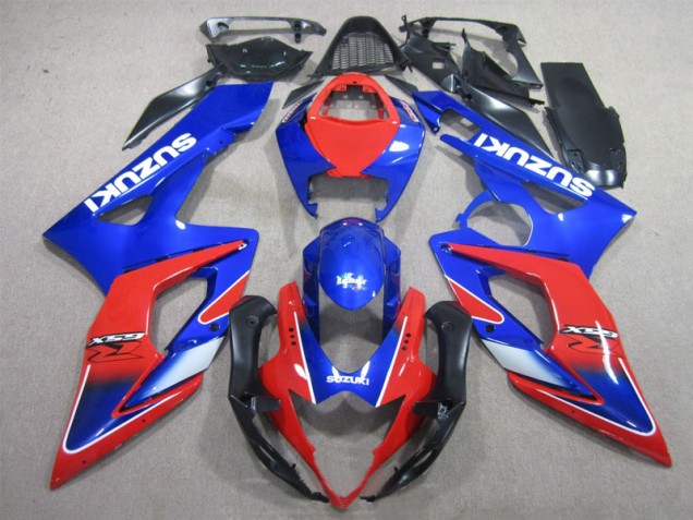 Bleu Rouge Carénage Suzuki GSXR 1000 K5 2005-2006 Bleu Rouge Carénage Suzuki GSXR 1000 K5 2005-2006