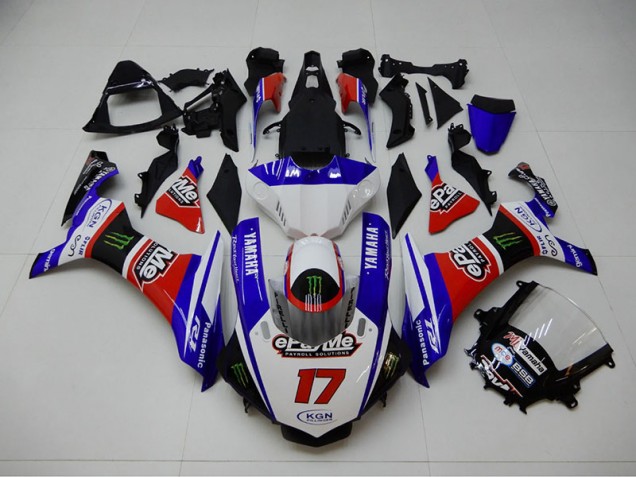 Bleu Rouge KGN 17 Carénage Yamaha R1 2015-2019 Bleu Rouge KGN 17 Carénage Yamaha R1 2015-2019