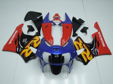 Bleu Rouge Noir Carénage Honda CBR 900 RR 919 1998-1999