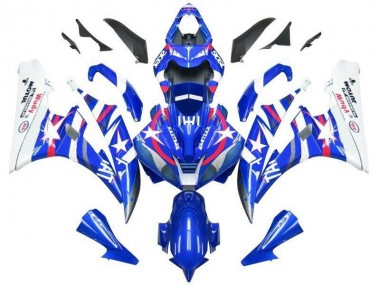 Bleu Star Fiat Carénage Yamaha R6 2006-2007