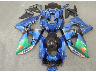 Bleu Vert JOMO Carénage Suzuki GSXR 1000 K9 2009-2016
