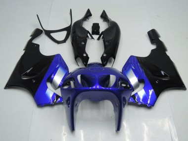 Bleu et Noir Carénage Kawasaki ZX7R 1996-2003