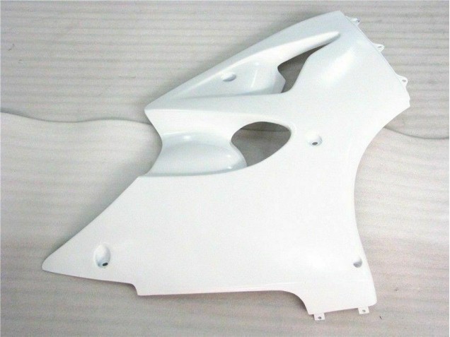 Brillant Blanc Carénage Kawasaki ZX6R 2000-2002 Brillant Blanc Carénage Kawasaki ZX6R 2000-2002