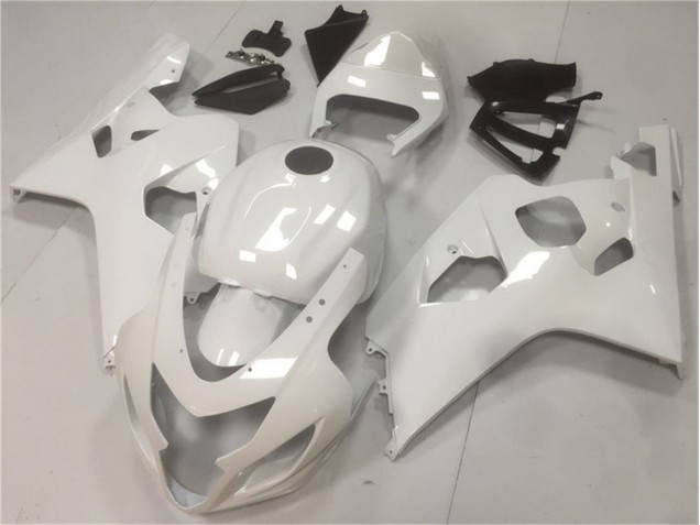 Brillant Blanc Carénage Suzuki GSXR 600 / 750 K4 2004-2005 Brillant Blanc Carénage Suzuki GSXR 600 / 750 K4 2004-2005