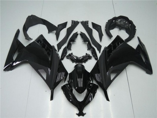 Brillant Noir Mat Carénage Kawasaki EX300 2013-2016 Brillant Noir Mat Carénage Kawasaki EX300 2013-2016
