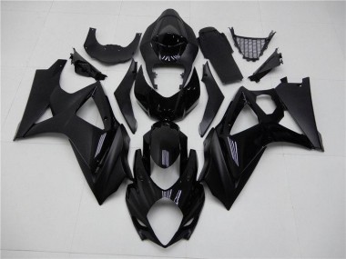 Brillant Noir Mat Carénage Suzuki GSXR 1000 K7 2007-2008