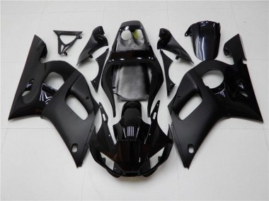 Brillant Noir Mat Carénage Yamaha R6 1998-2002