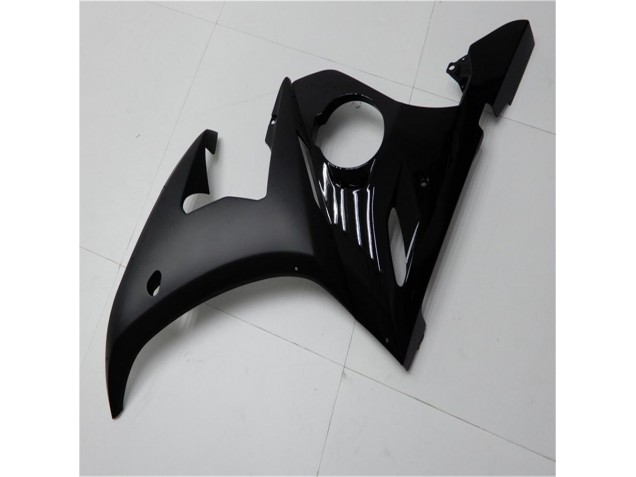 Brillant Noir Mat Carénage Yamaha R6 2003-2005 Brillant Noir Mat Carénage Yamaha R6 2003-2005