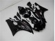 Brillant Noir Mat Carénage Yamaha R6 2006-2007 Brillant Noir Mat Carénage Yamaha R6 2006-2007