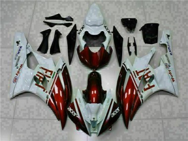 Brun Blanc Carénage Yamaha R6 2006-2007