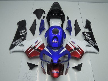 Dark Rouge Bleu Carénage Honda CBR 600 RR 2003-2004