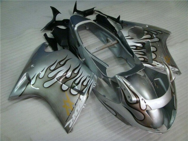 Flamme Argent Gris Carénage Honda CBR 1100 XX 1996-2007 Flamme Argent Gris Carénage Honda CBR 1100 XX 1996-2007