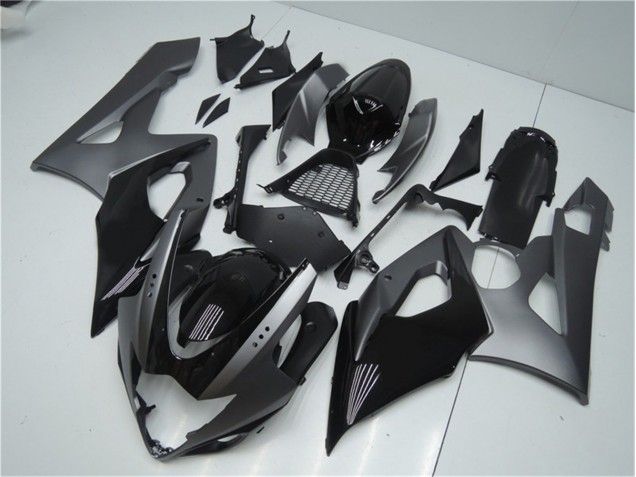 Gris Noir Carénage Suzuki GSXR 1000 K5 2005-2006 Gris Noir Carénage Suzuki GSXR 1000 K5 2005-2006