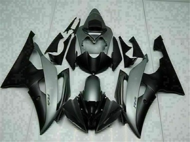 Gris Noir Carénage Yamaha R6 2008-2016