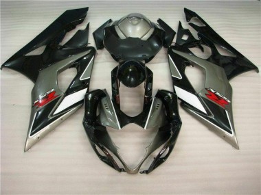 Gris Noir Carénages Suzuki GSXR 1000 K5 2005-2006