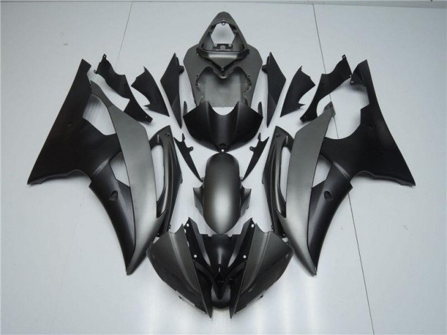 Gris Noir Carrosserie Yamaha R6 2008-2016 Gris Noir Carrosserie Yamaha R6 2008-2016