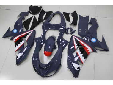 Gris Requin Carénage Kawasaki ZX10R 2006-2007