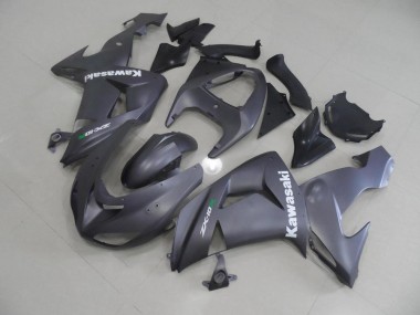 Gris avec Blanc Décalque Carénage Kawasaki ZX10R 2006-2007