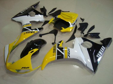 Jaune Anniversary Carénage Yamaha R6 2003-2005