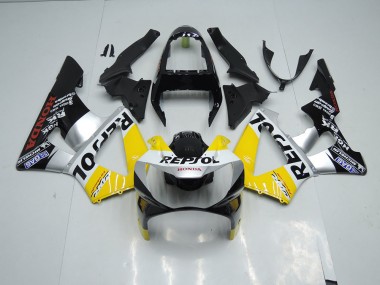 Jaune Argent Noir Repsol Carénage Honda CBR 900 RR 929 2000-2001